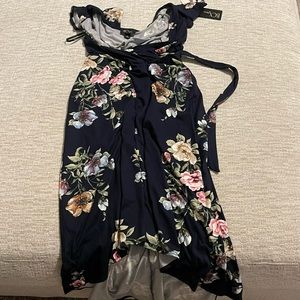 This is a BCX dress. NWT. Navy blue size S.